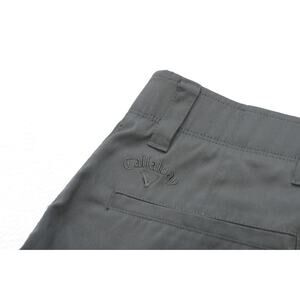 Callaway Golf Shorts Performance Athletic Black Flat Front 10" INS Mens Sz 30